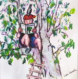 Maxim in his tree (Lara Lamnek)